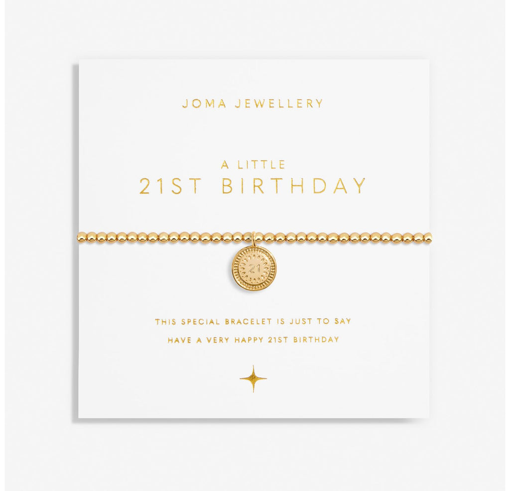 Joma Jewellery A Little '21st Birthday' Bracelet