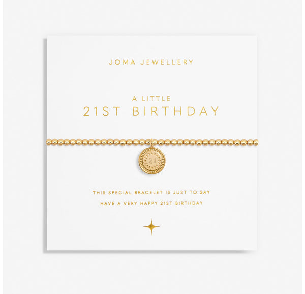 Joma Jewellery A Little '21st Birthday' Bracelet