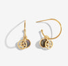 Joma Jewellery Perla Abalone Pearl Star Hoop Earrings