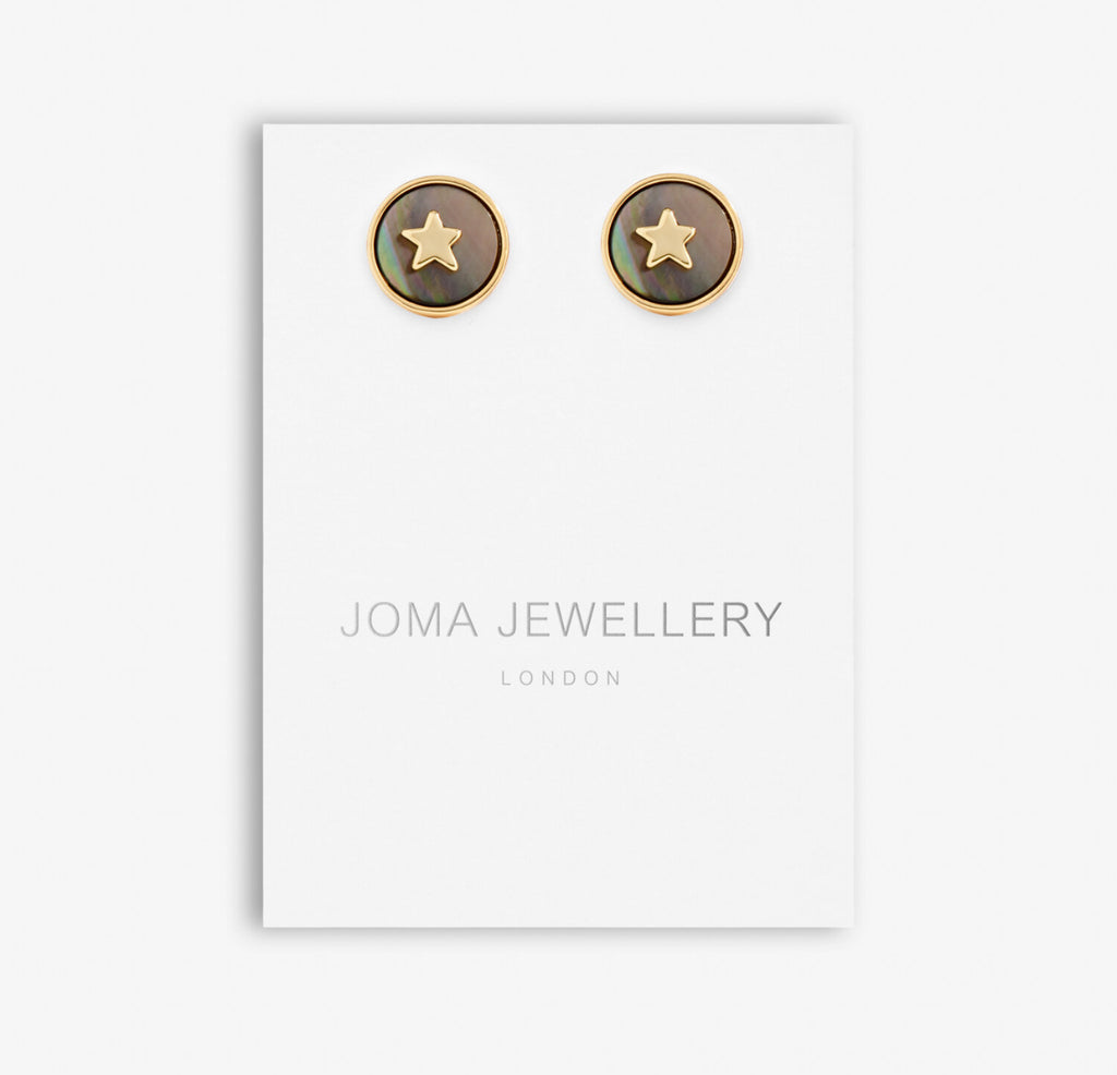 Joma Jewellery Perla Abalone Pearl Star Stud Earrings