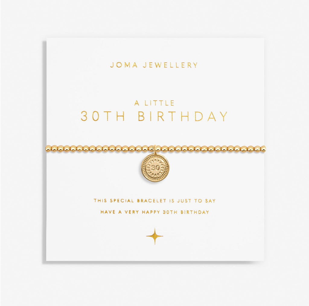 Joma Jewellery A Little '30th Birthday' Bracelet