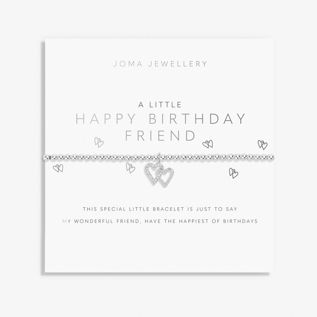 Joma Jewellery 'Happy Birthday Friend' A Little Bracelet