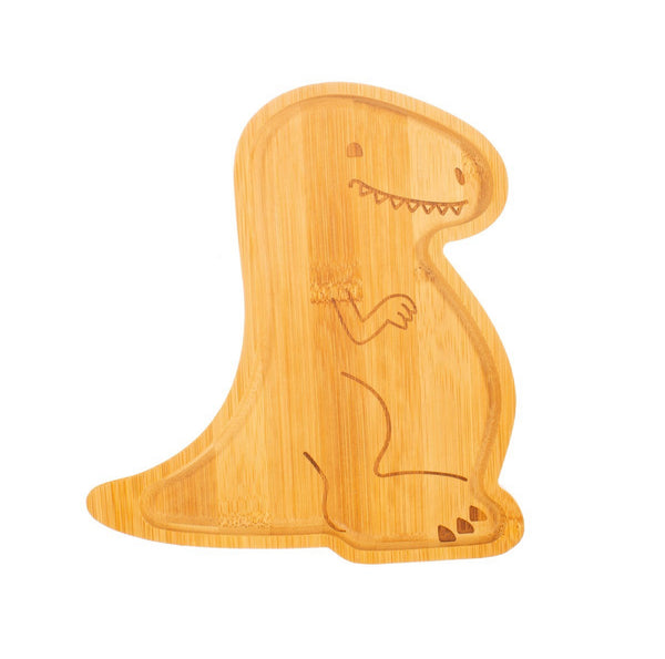 Sass & Belle T-Rex Bamboo Plate