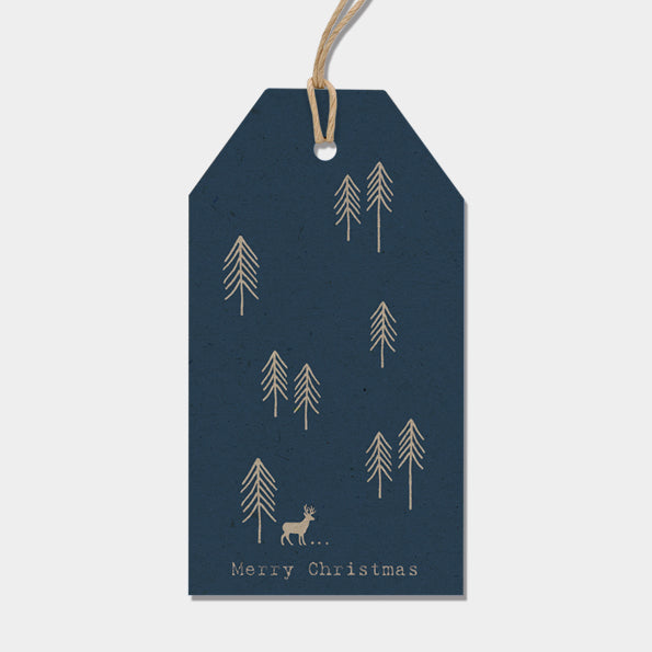 East Of India Navy Fir Trees & Stag