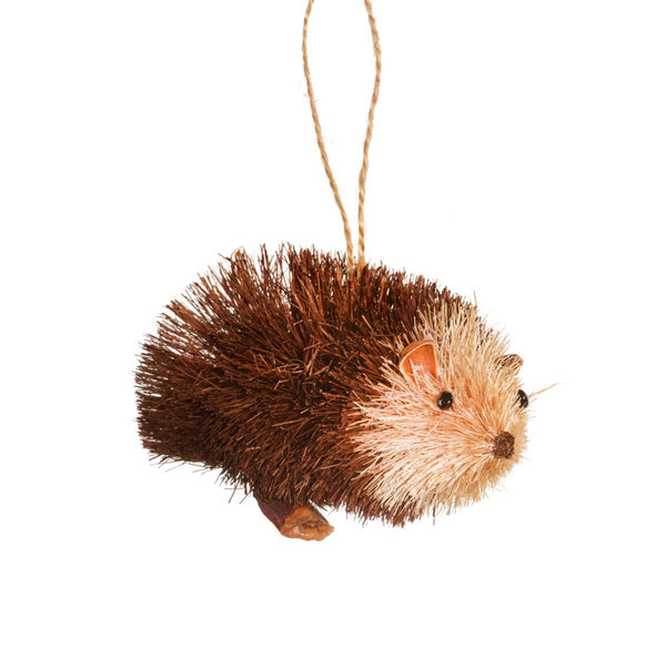 Sass & Belle Woodland Hedgehog Brush Animal Decoration