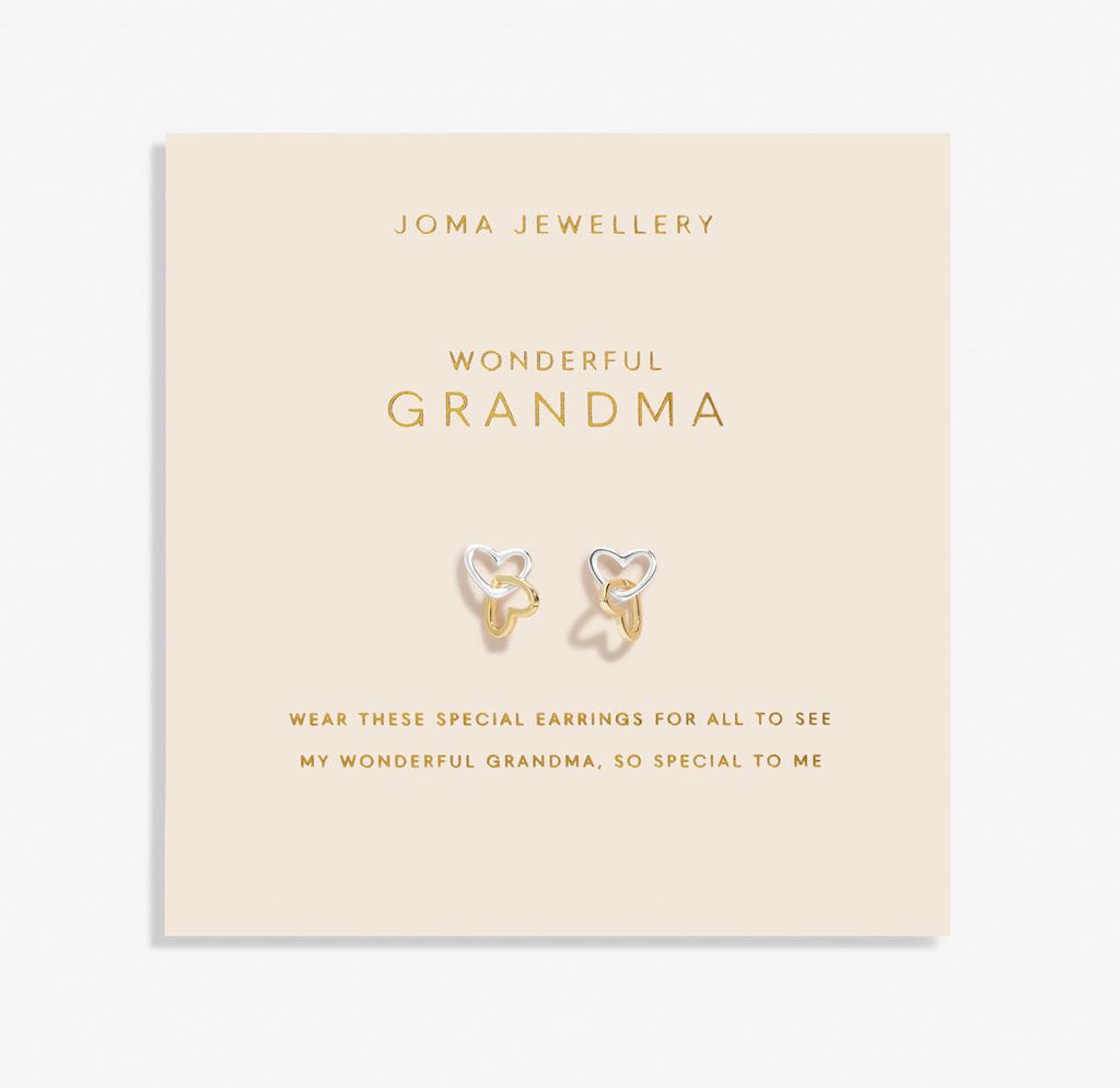 Joma Jewellery Forever Yours 'Wonderful Grandma' Earrings