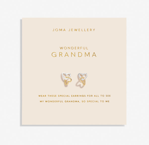 Joma Jewellery Forever Yours 'Wonderful Grandma' Earrings