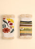 Powder Ladies Watercolour Floral Wrist Warmers - Cream