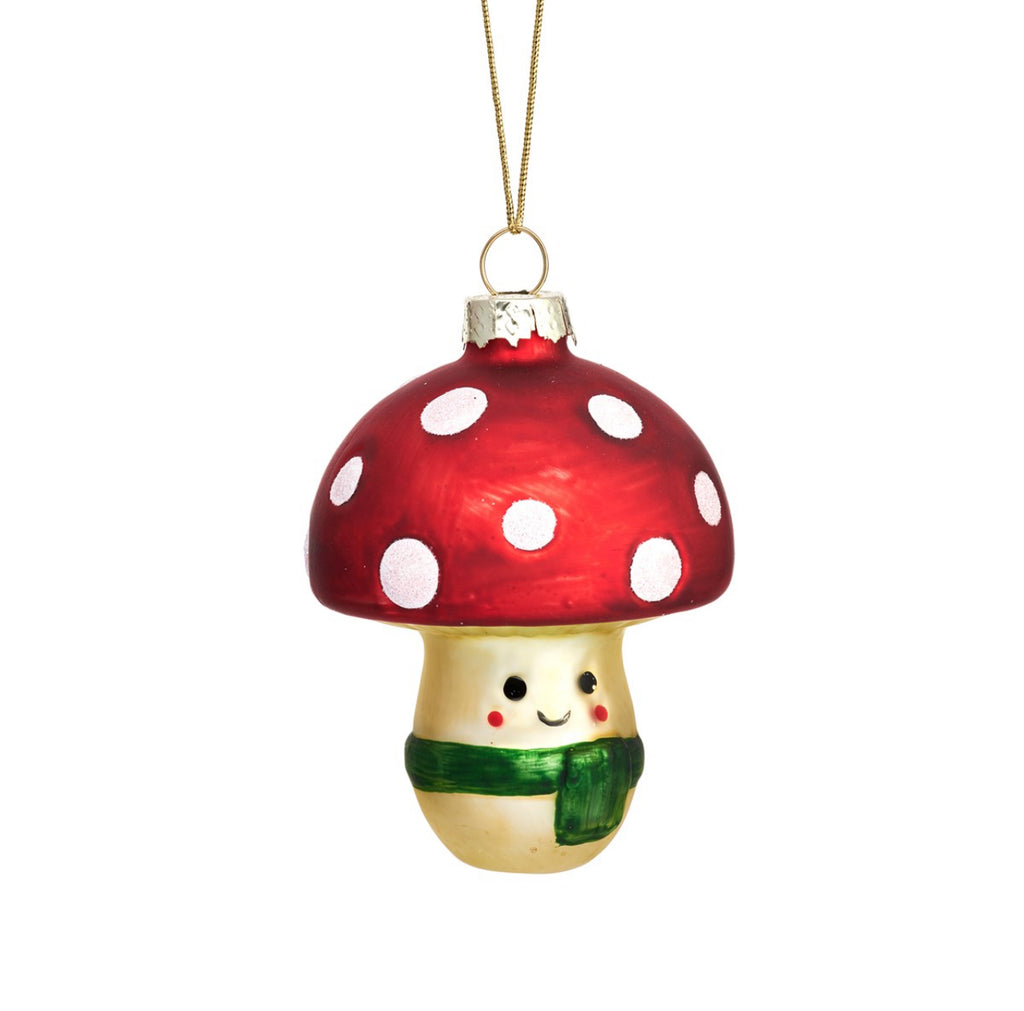 Sass & Belle Happy Mushroom Shaped Bauble