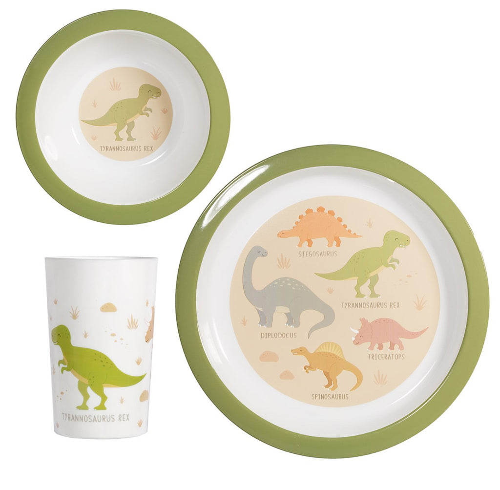 Sass & Belle Desert Dino Kids Tableware Set