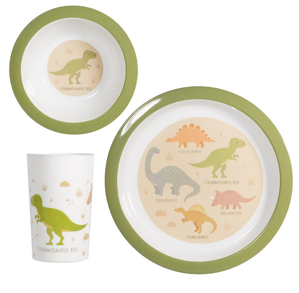 Sass & Belle Desert Dino Kids Tableware Set