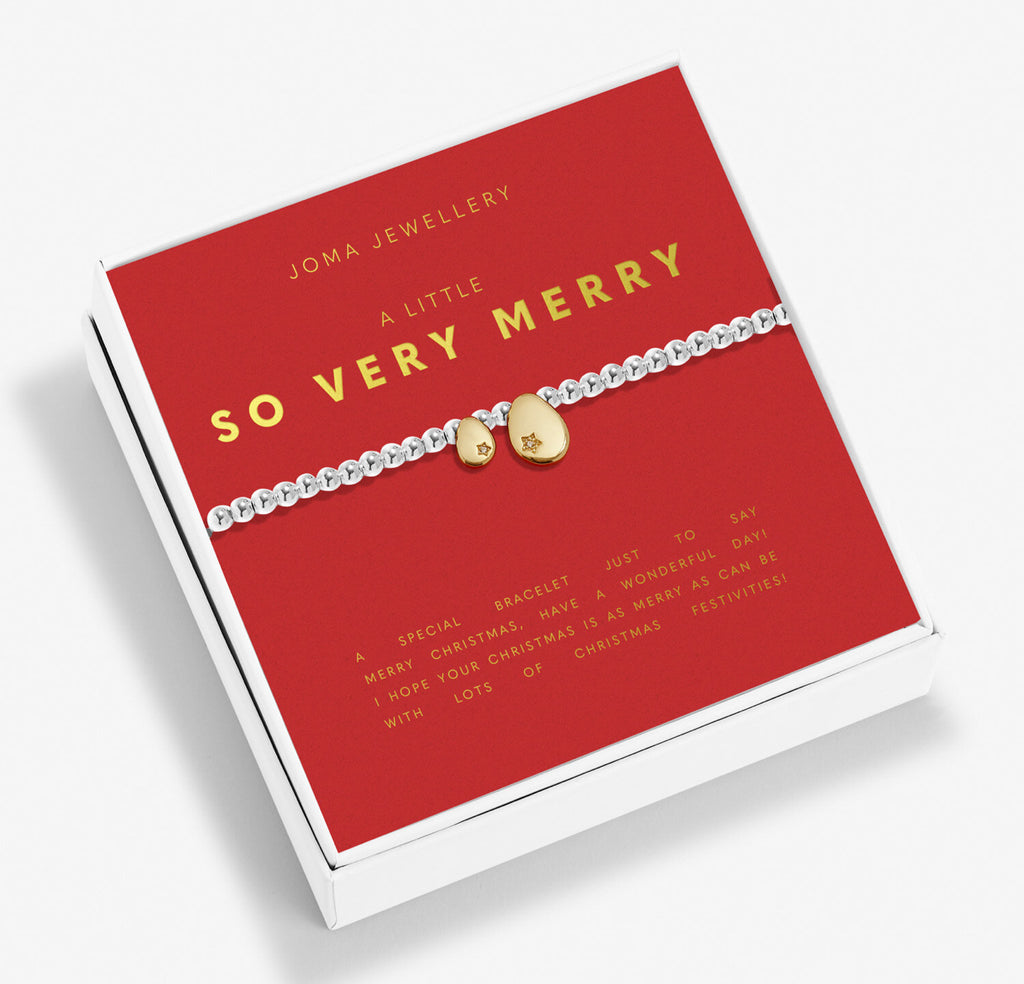 Joma Jewellery 'So Very Merry' Christmas Boxed A Little Bracelet