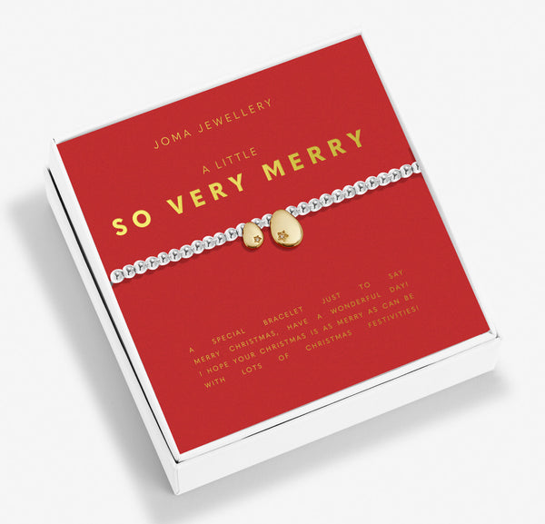 Joma Jewellery 'So Very Merry' Christmas Boxed A Little Bracelet