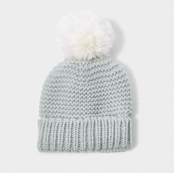 Katie Loxton Knitted Hat - Cool Grey