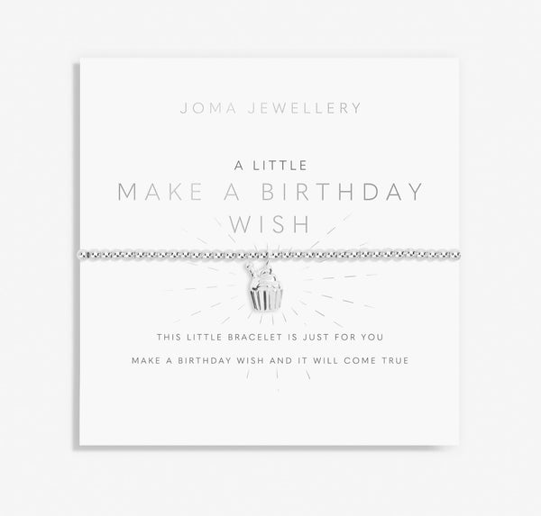 Joma Jewellery Children's A Little 'Make A Birthday Wish' Bracelet