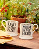 Emma Bridgewater Black Toast Archive My Dad Is My Hero & My Mum Is My Hero Set Of 2 1/2 Pint Mugs Boxed