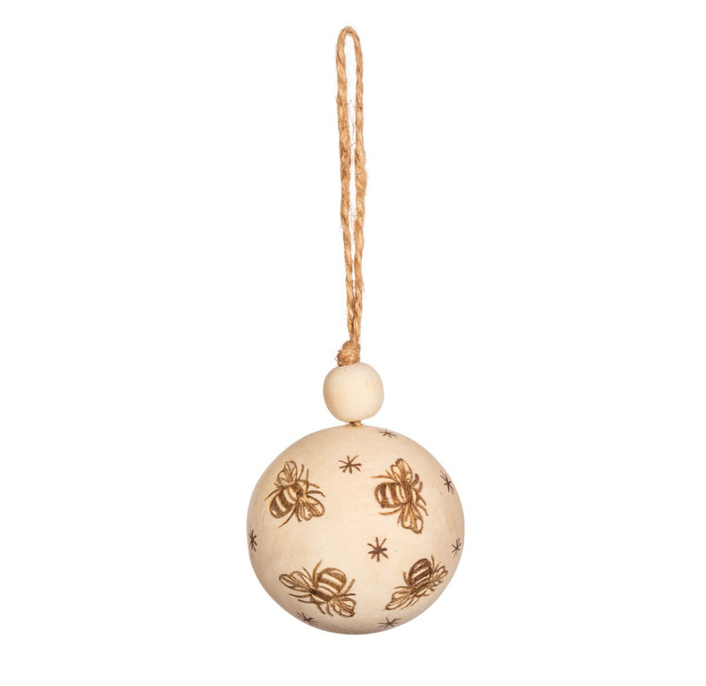 Sass & Belle Wooden Busy Bees Bauble