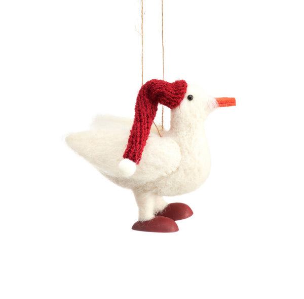 Sass & Belle Goose Felt Hanging Decoration