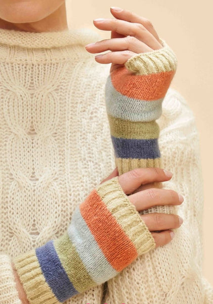 Powder Ladies Lilia Wrist Warmers - Pastel Mix