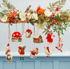 Sass & Belle Mushroom With Presents Hanging Decoration