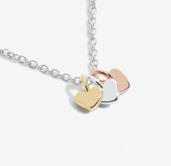 Joma Jewellery Mini Charms Hearts Necklace