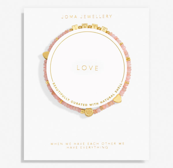 Joma Jewellery - Bridal Happy Little Moments 'Love' Bracelet