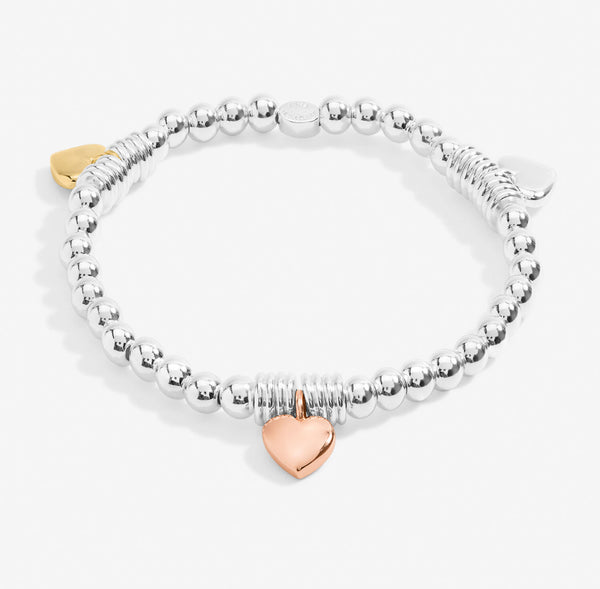 Joma Jewellery Heart Bracelet Bar