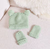 Katie Loxton Knitted Hat & Mittens Set - Light Sage