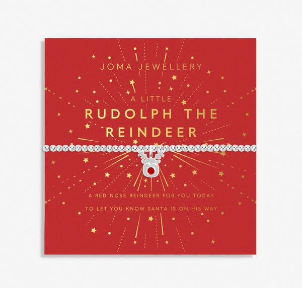 Joma Jewellery 'Rudolph The Reindeer' Kids' Christmas A Little Bracelet