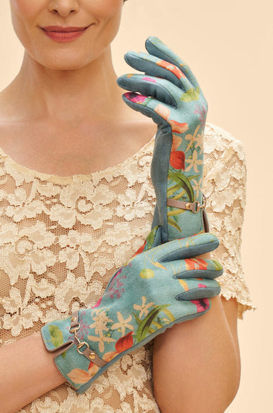 Powder Kylie Gloves - Hummingbird At Dusk