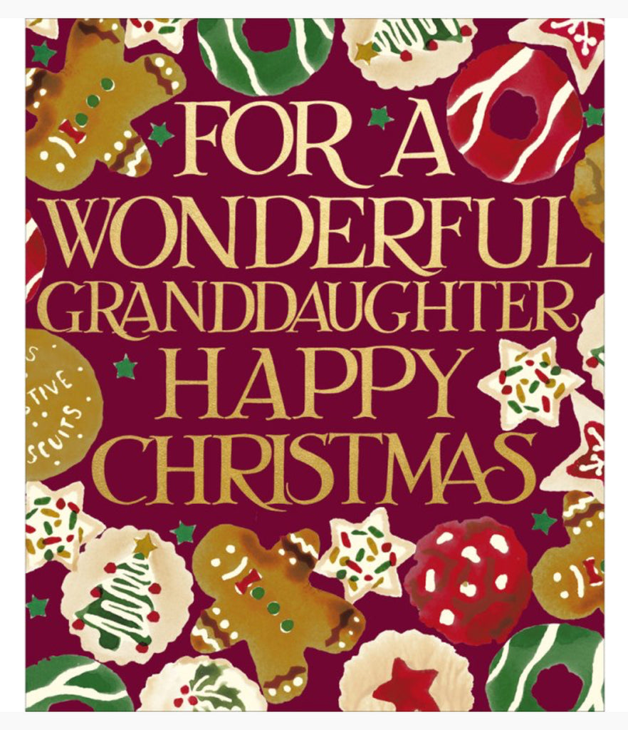 Emma Bridgewater Granddaughter Christmas Card