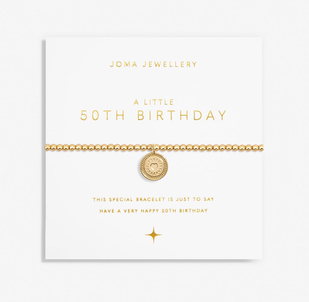 Joma Jewellery A Little '50th Birthday' Bracelet