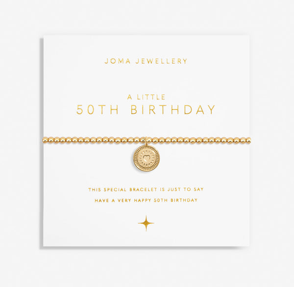 Joma Jewellery A Little '50th Birthday' Bracelet