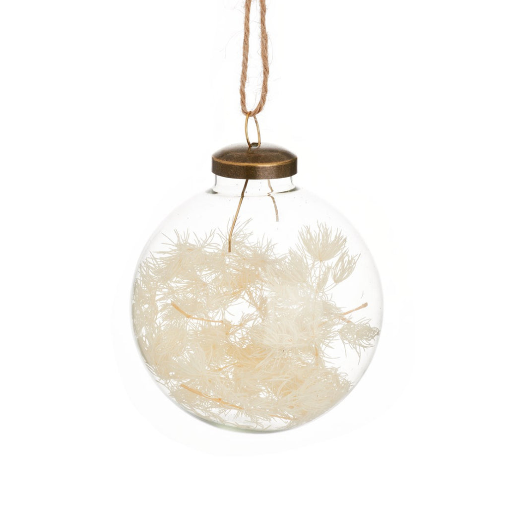 Sass & Belle Dried Fern Filled Bauble