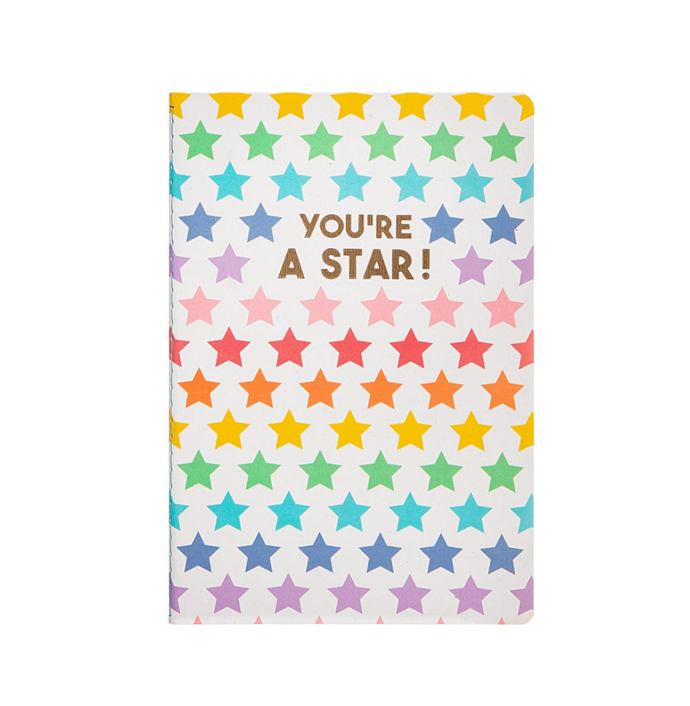 Sass & Belle Rainbow Stars A5 Notebook