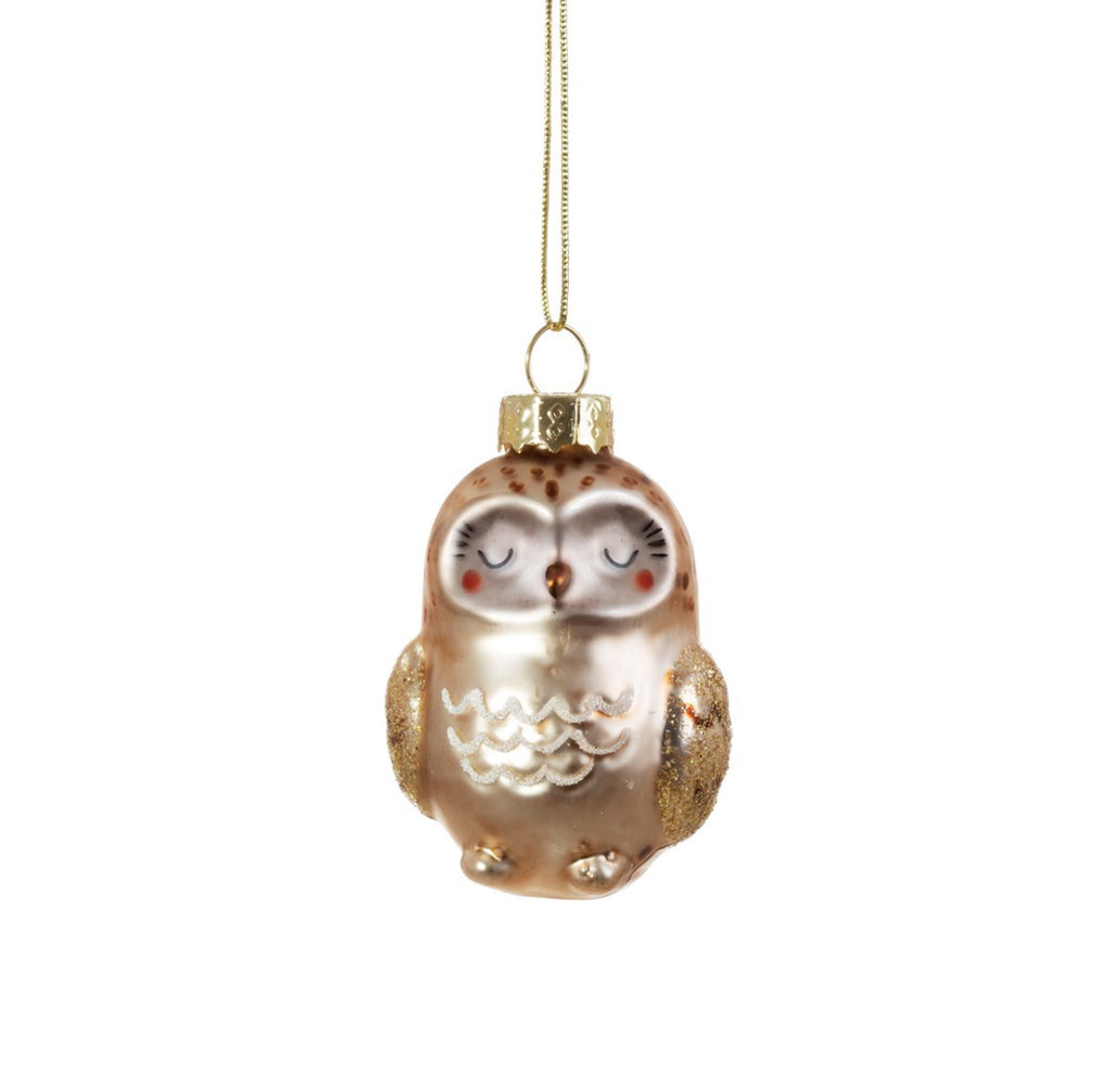 Sass & Belle Baby Owl Shaped Bauble