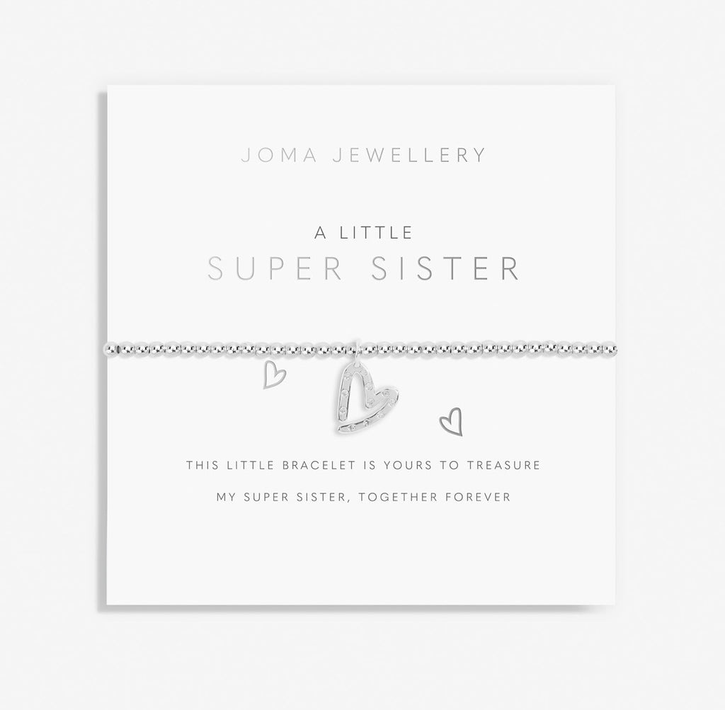 Joma Jewellery Children's A Little 'Super Sister' Bracelet