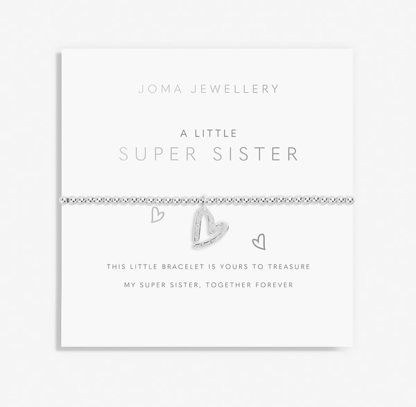 Joma Jewellery Children's A Little 'Super Sister' Bracelet