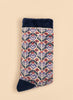 Powder Fair Isle Cosy Socks - Cream