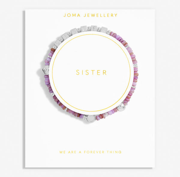 Joma Jewellery - Happy Little Moments 'Sister' Bracelet