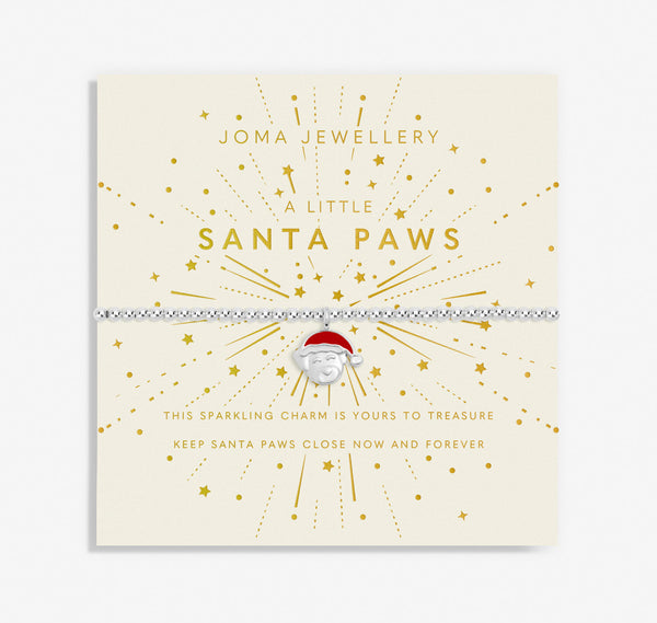 Joma Jewellery 'Santa Paws' Kids' Christmas A Little Bracelet