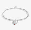 Joma Jewellery 'Christmas Robin' Kids' Christmas A Little Bracelet