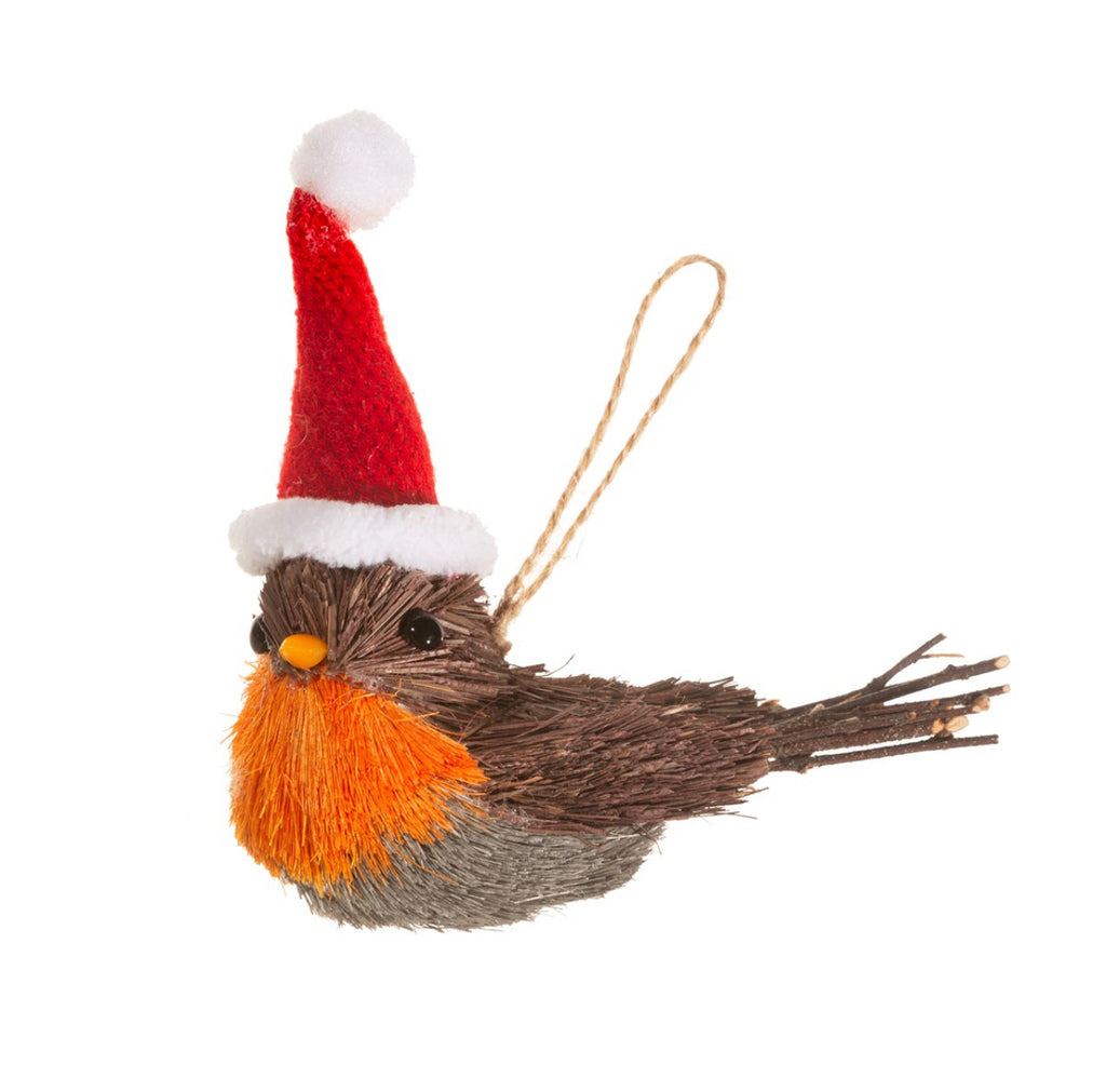 Sass & Belle Woodland Robin Brush Animal Decoration