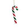 Sass & Belle Green & Red Candy Cane Shaped Bauble