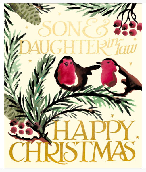 Emma Bridgewater Son & Daughter In Law Christmas Card