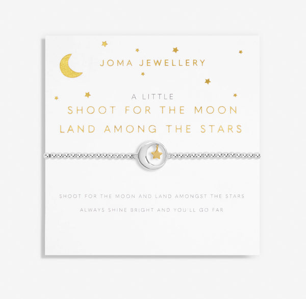 Joma Jewellery Children's A Little 'Shoot For The Moon And Land Among The Stars' Bracelet