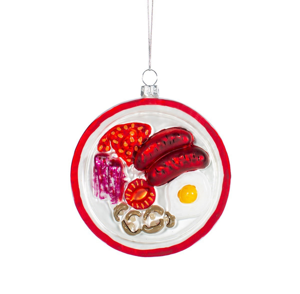 Sass & Belle English Breakfast Shaped Bauble