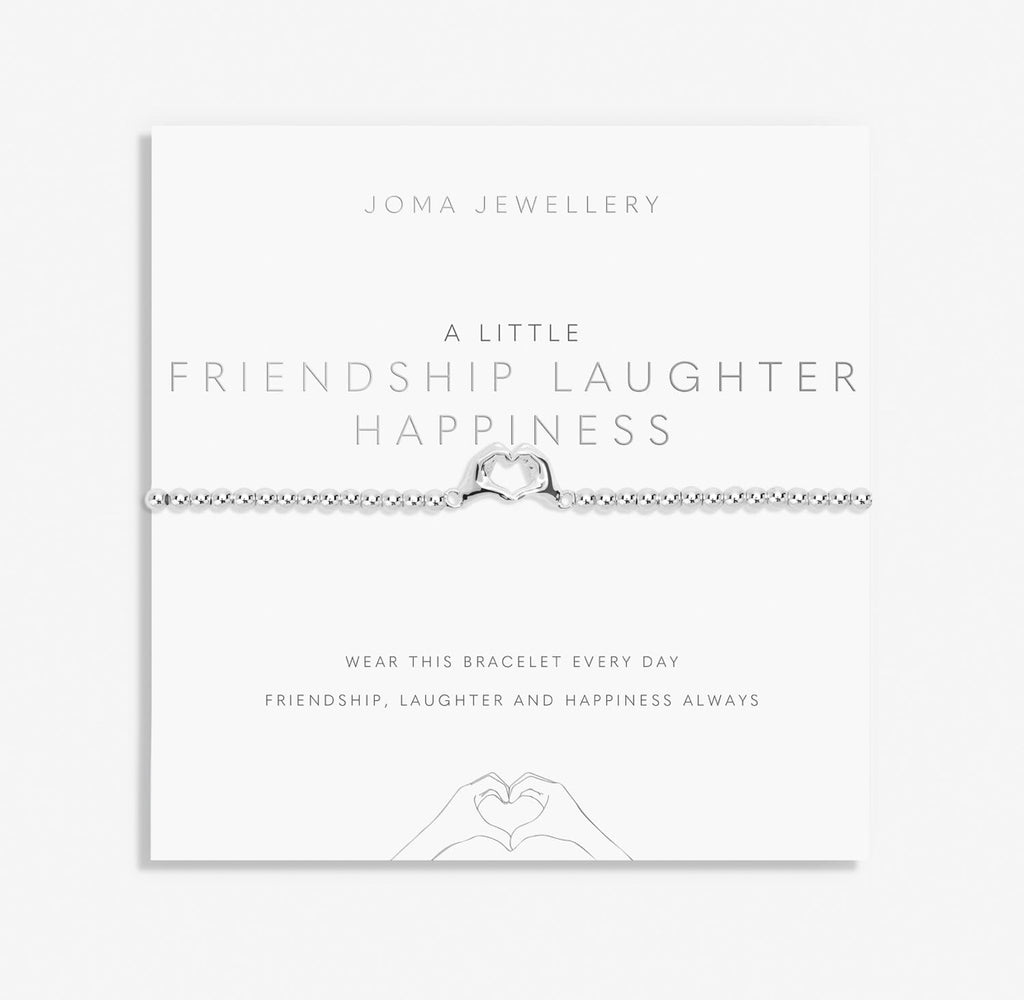 Joma Jewellery A Little 'Friendship Laughter Happiness' Bracelet