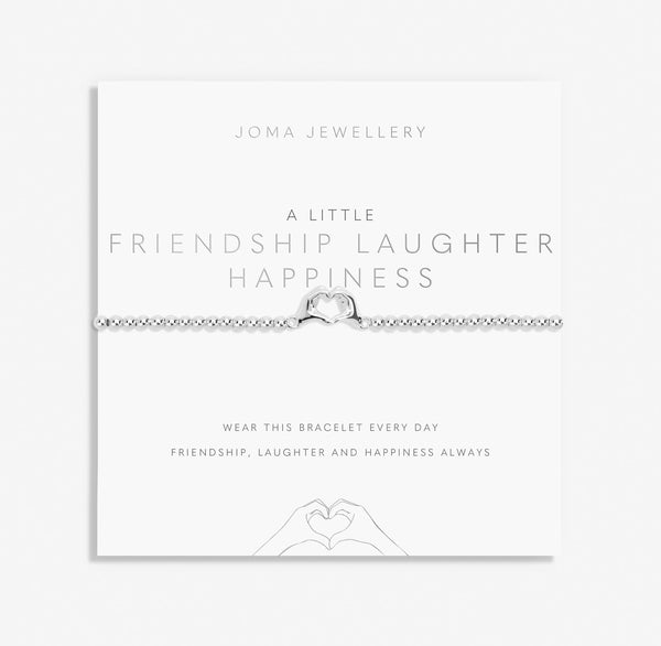 Joma Jewellery A Little 'Friendship Laughter Happiness' Bracelet