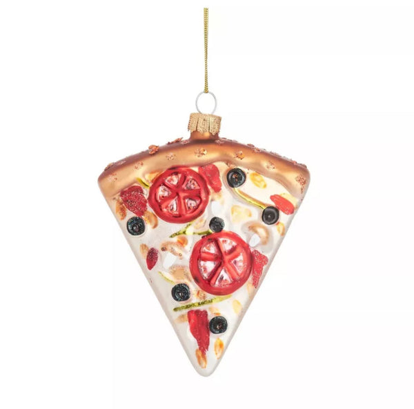 Sass & Belle Pizza With Olives Shaped Bauble